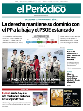 Cover of El Periodico Extremadura