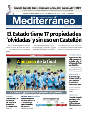 Cover of El Periodico Mediterraneo