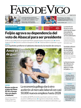Cover of Faro de Vigo