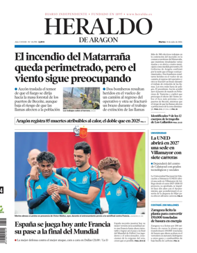 Cover of Heraldo de Aragon