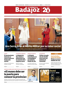 Cover of La Cronica de Badajoz BE