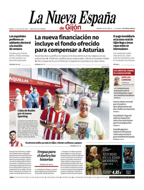 Cover of La Nueva Espana (Gijon)