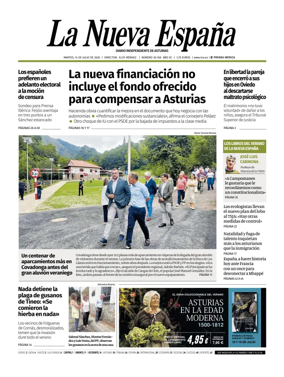 Cover of La Nueva Espana (Occidente)
