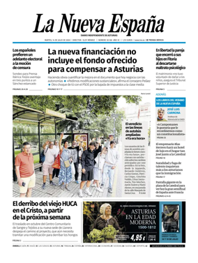 Cover of La Nueva Espana (Oviedo)