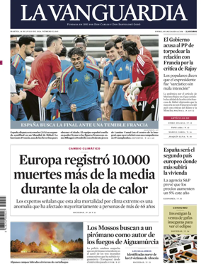 Cover of La Vanguardia (1st Edition)