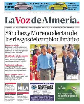 Cover of La Voz de Almeria
