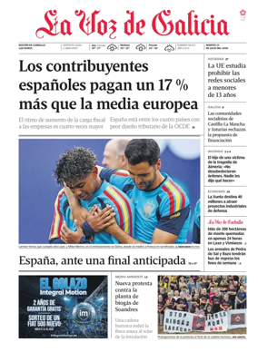 Cover of La Voz de Galicia (Carballo)