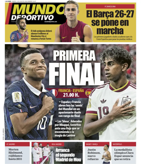 Cover of Mundo Deportivo (At. Madrid)