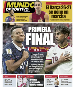 Cover of Mundo Deportivo (Barcelona)