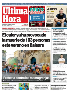 Cover of Ultima Hora