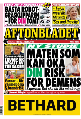 Cover of Aftonbladet