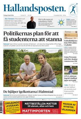 Cover of Hallandsposten