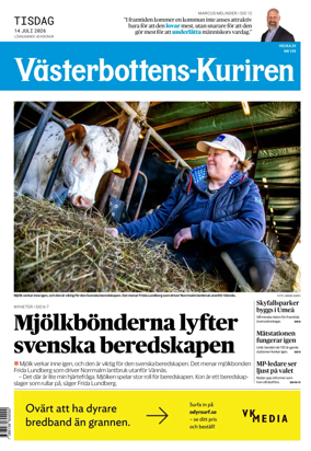 Cover of Vasterbottens-Kuriren