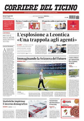 Cover of Corriere del Ticino