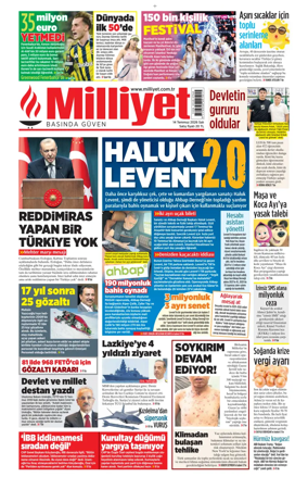 Cover of Milliyet