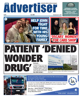 Cover of Ayr Advertiser