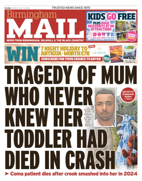 Cover of Birmingham Mail
