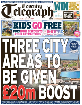 Cover of Coventry Telegraph