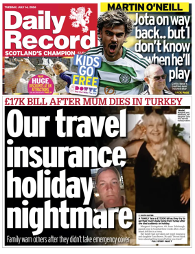 Cover of Daily Record