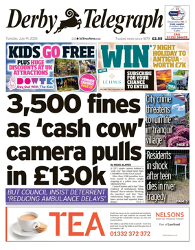 Cover of Derby Telegraph