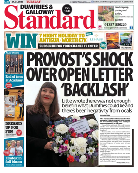 Cover of Dumfries & Galloway Standard