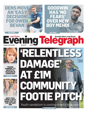 Cover of Evening Telegraph (First Edition)