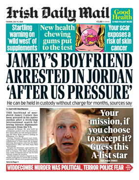 Cover of Irish Daily Mail