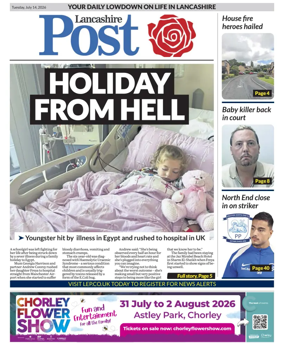 Cover of Lancashire Evening Post