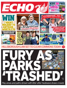 Cover of Liverpool Echo