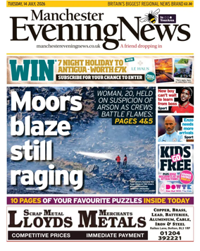Cover of Manchester Evening News