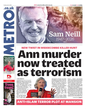 Cover of Metro (UK)