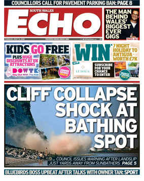 Cover of South Wales Echo