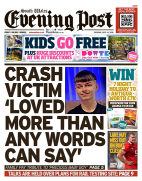 Cover of South Wales Evening Post