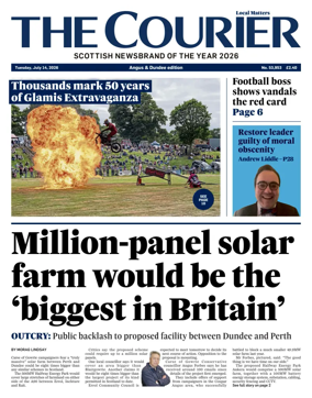 Cover of The Courier & Advertiser (Angus and Dundee)