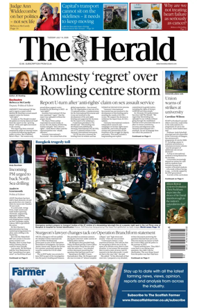 Cover of The Herald (Scotland)