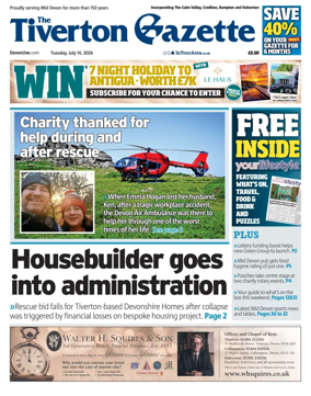Cover of The Tiverton Gazette