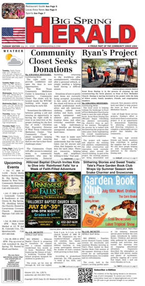 Cover of Big Spring Herald