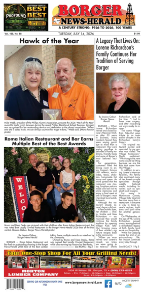 Cover of Borger News-Herald