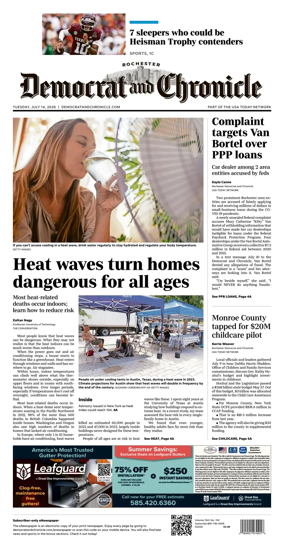 Cover of Democrat and Chronicle