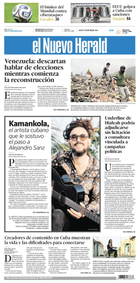 Cover of El Nuevo Herald