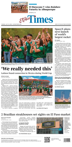 Cover of El Paso Times