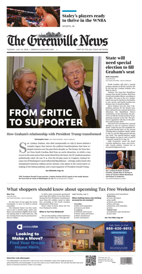 Cover of The Greenville News