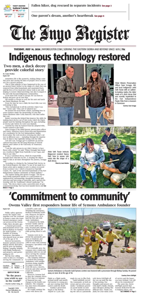 Cover of Inyo Register