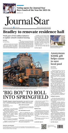 Cover of Journal Star (Peoria)