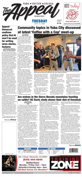 Cover of Marysville Appeal-Democrat