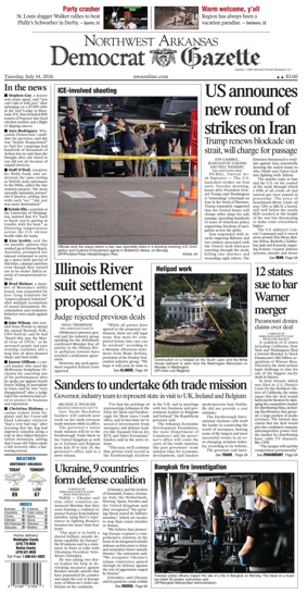 Cover of Northwest Arkansas Democrat-Gazette