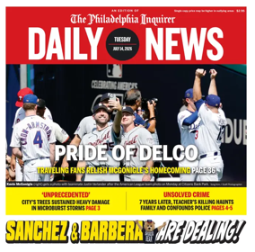 Cover of Philadelphia Daily News