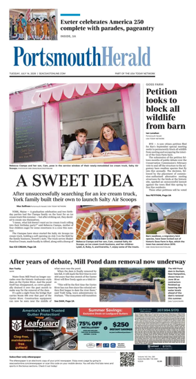 Cover of Portsmouth Herald