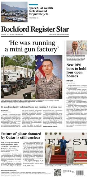 Cover of Rockford Register Star