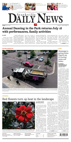 Cover of Starkville Daily News
